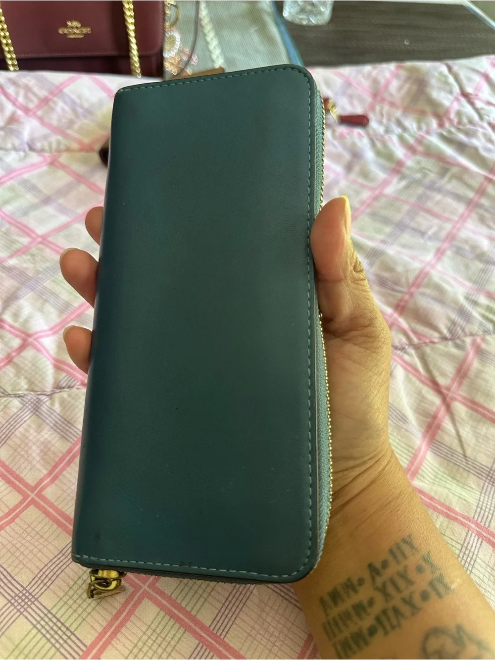 Coach Accordion Zip Wallet